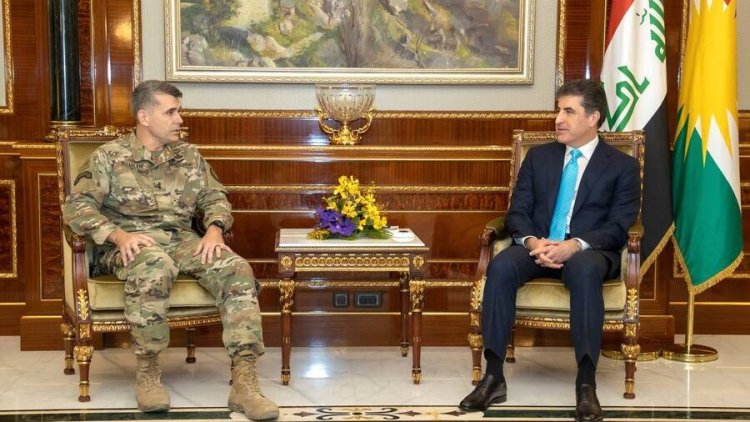 Neçirvan Barzani, Uluslararası Koalisyon Genel Komutanı ile görüştü