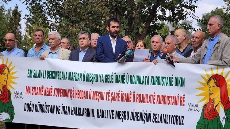 Diyarbakır: 645 kurum ve şahsiyetten İran ve Rojhılat’taki gösterilere destek