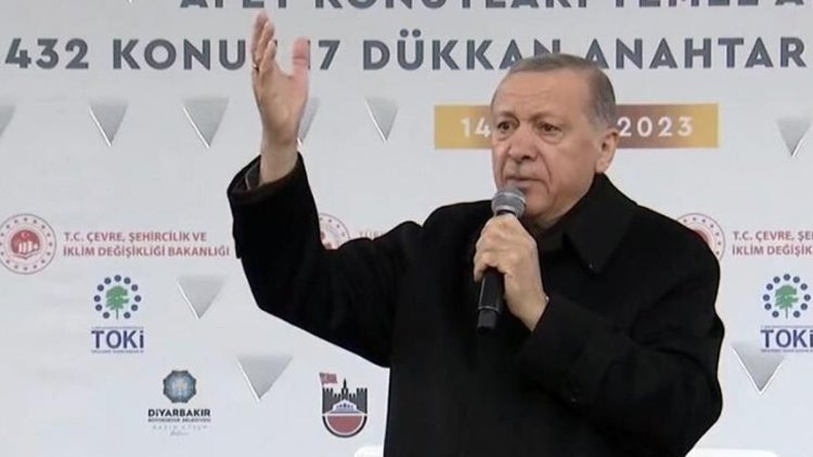 Erdoğan, Diyarbakır'da  HDP'ye yüklendi