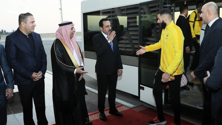 Karim Benzema ve N’Golo Kante Erbil’de